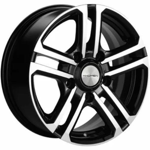 Диски Khomen KHW 1602 6.5x16 5*139.7 ET40 DIA98.5 Black-FP Литой купить с бесплатной доставкой в пункты выдачи в Петербурге